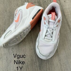 Nike White and Orange AirMax